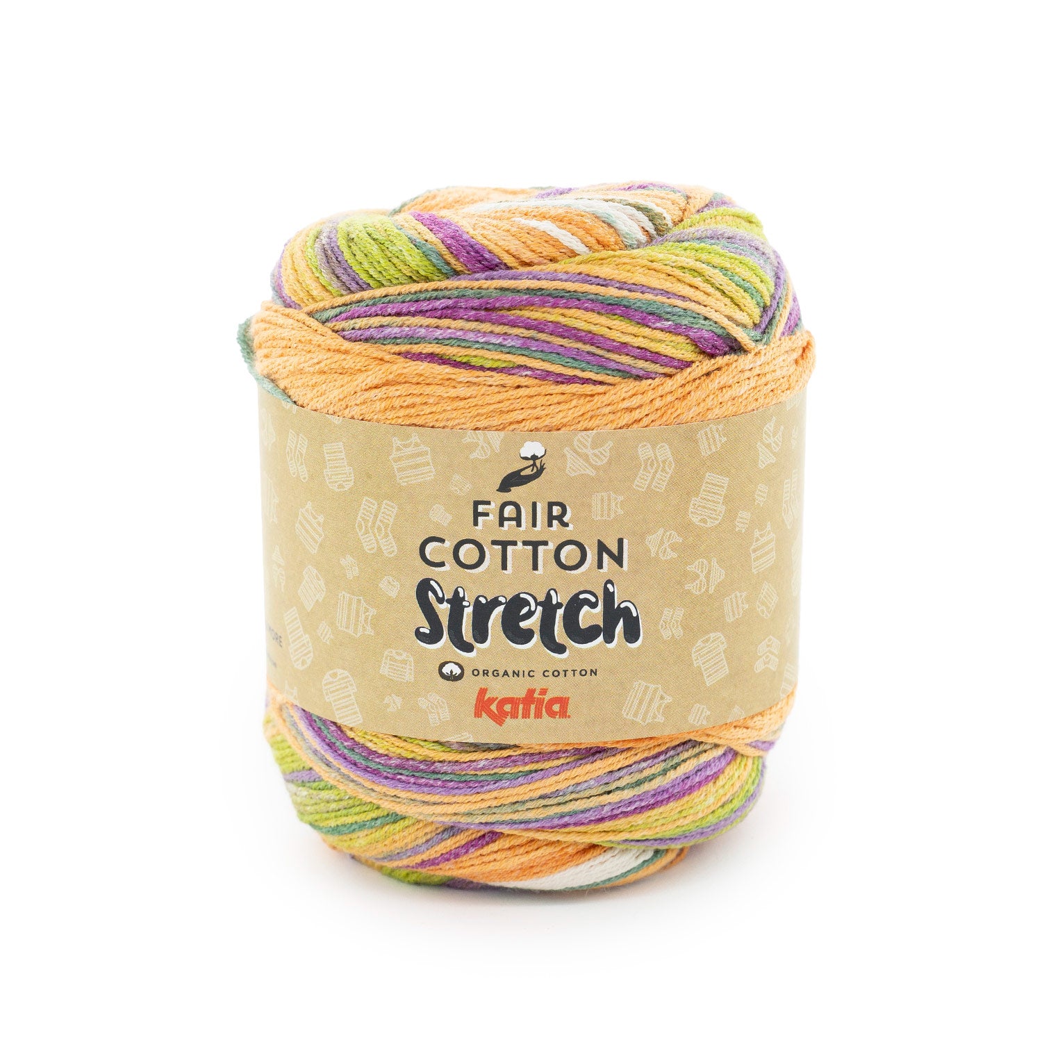 Fair Cotton Stretch de Katia - Algodón Orgánico Elástico 100 g