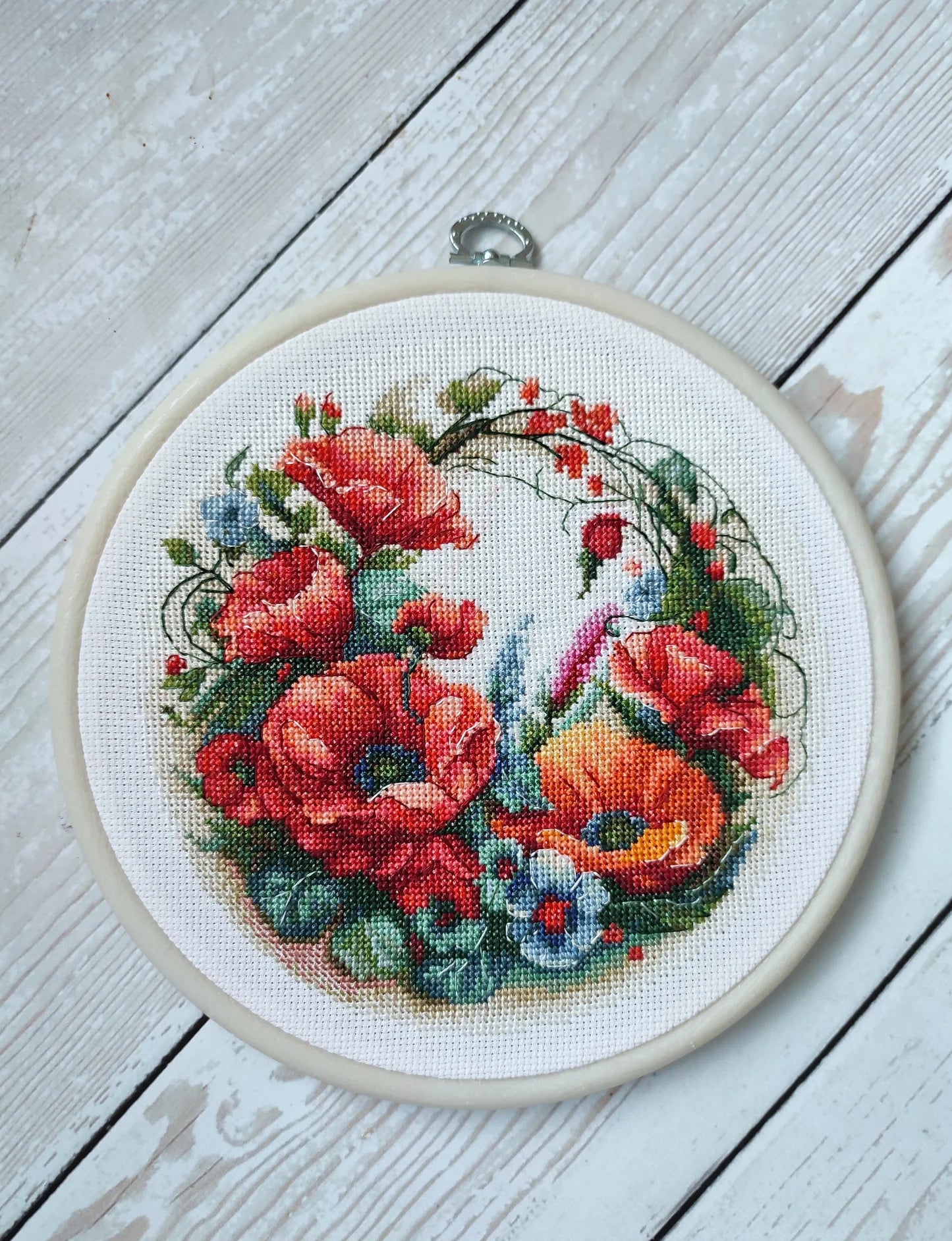 Cross Stitch Kit - Composition with poppies - BC209 Luca-S