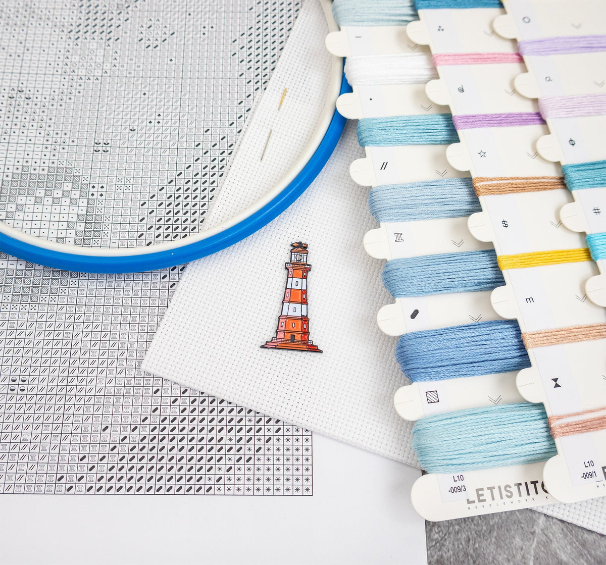 Kit de punto de cruz Letistitch L10-009 Jellyfish Dance - imagen 6