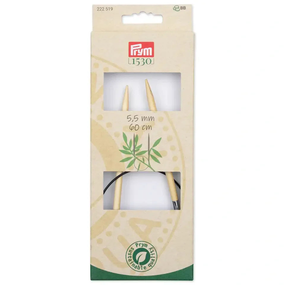 Prym 1530 Bamboo Circular Knitting Needles - Quality, Comfort and Sustainability