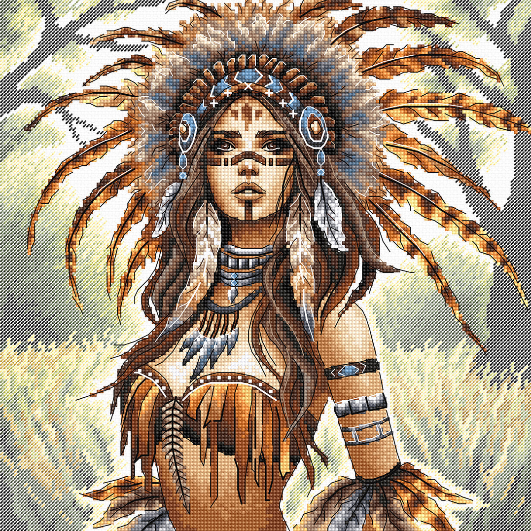 AVA Kreuzstich-Set P046 – Der gekrönte Krieger