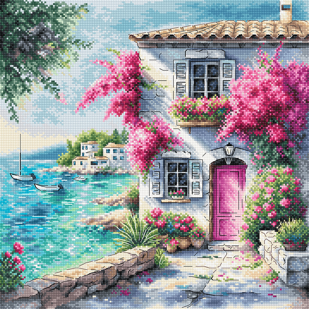 Kit de Punto de Cruz "Sueño Mediterráneo" – AVA P133