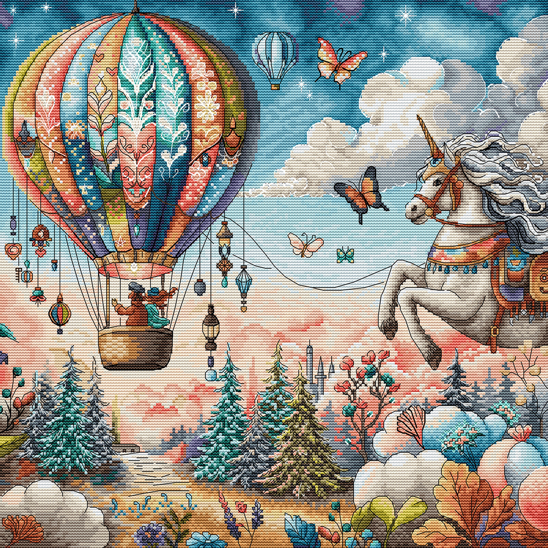 Kit de Punto de Cruz AVA Stitch P138 "The World of Dreams"