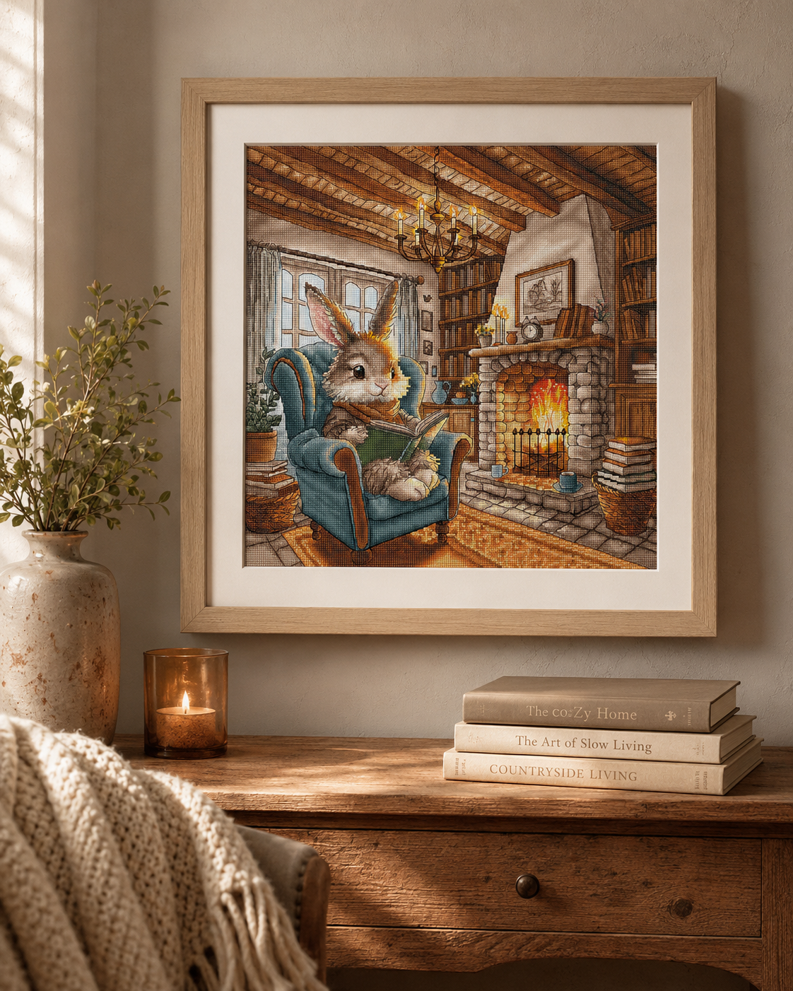 Afternoon of Reading - AVA Cross Stitch Kit P195