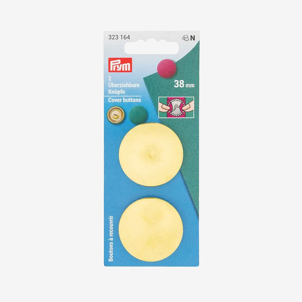 Coverable Buttons 38 mm - Pack of 2 Units Prym 323164
