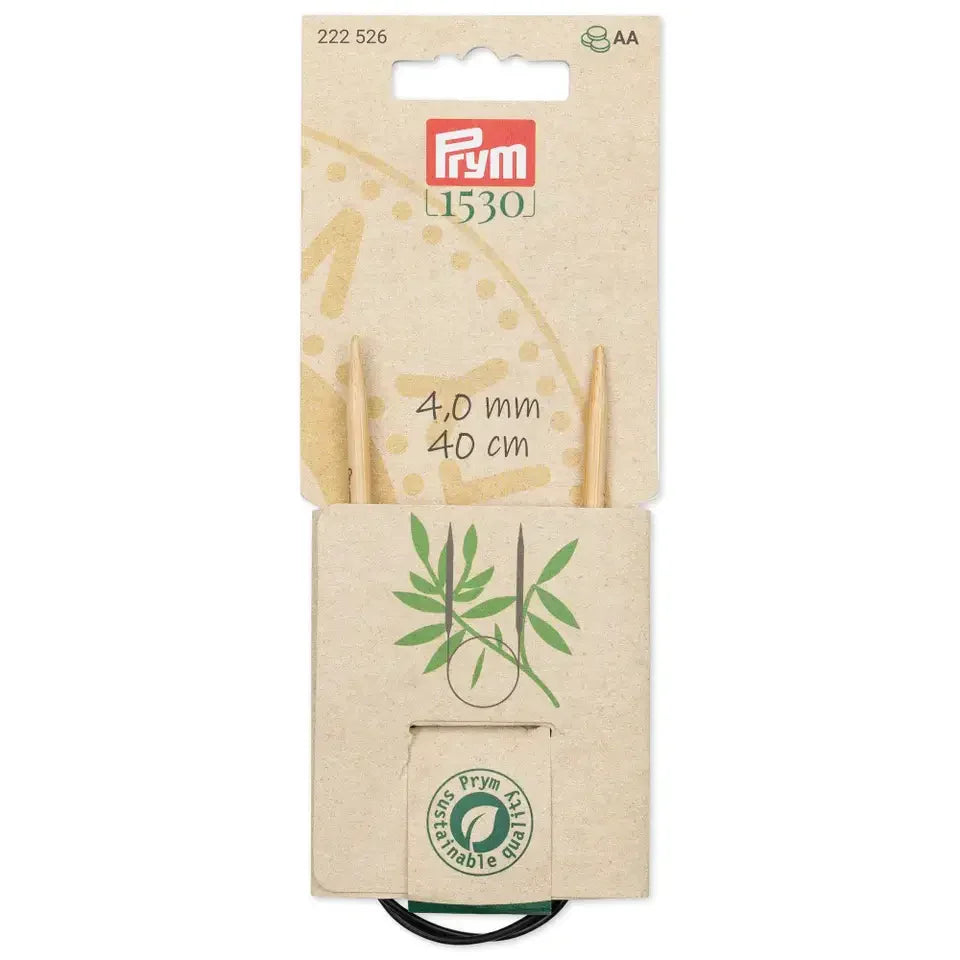 Prym 1530 Bamboo Circular Knitting Needles - Quality, Comfort and Sustainability