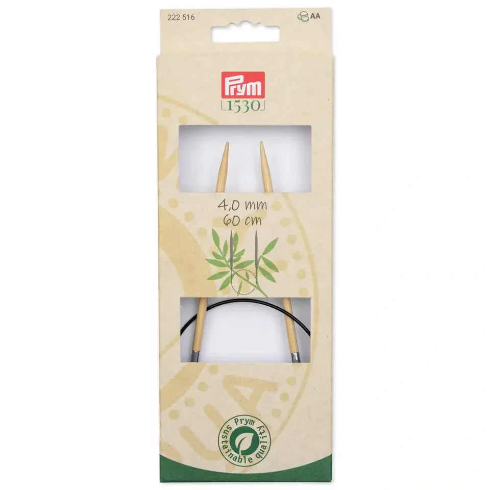 Prym 1530 Bamboo Circular Knitting Needles - Quality, Comfort and Sustainability