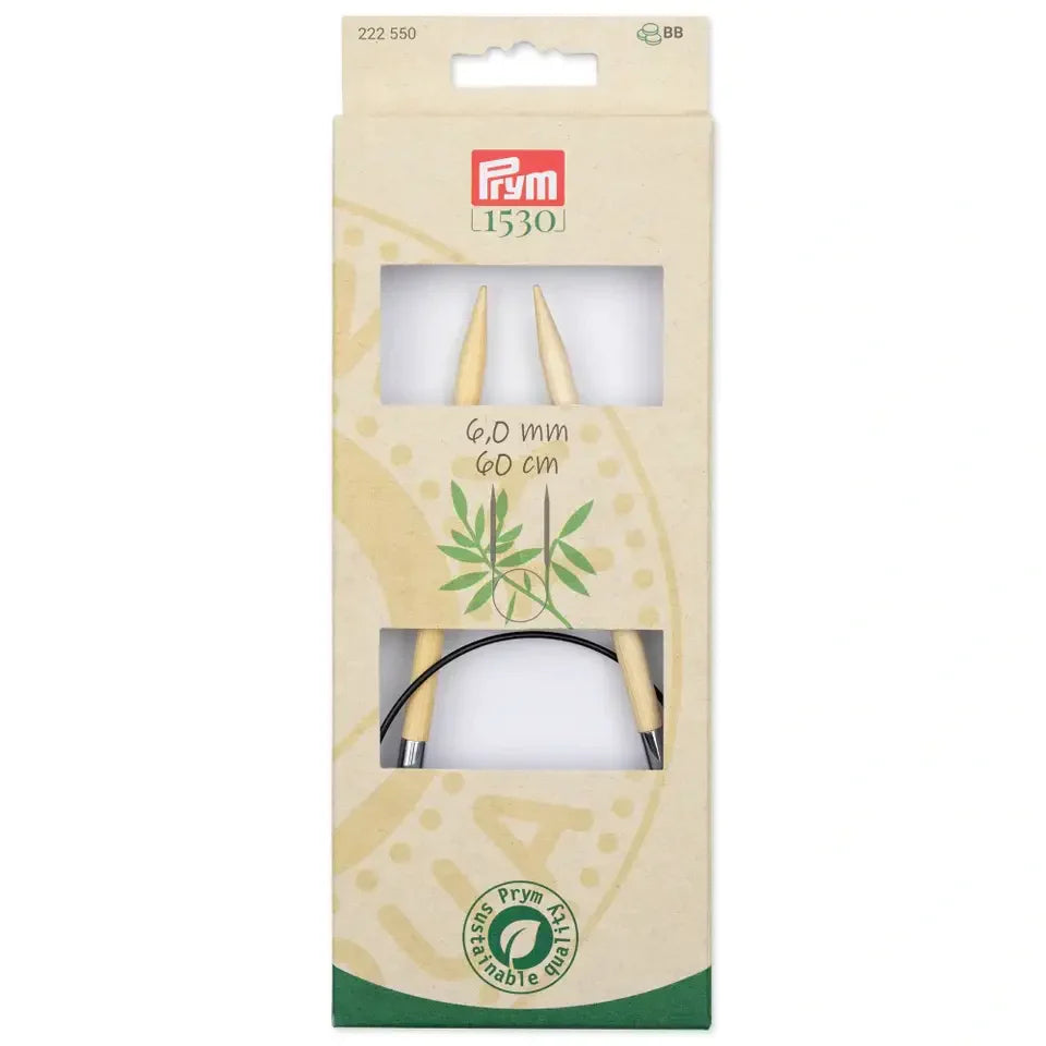 Prym 1530 Bamboo Circular Knitting Needles - Quality, Comfort and Sustainability