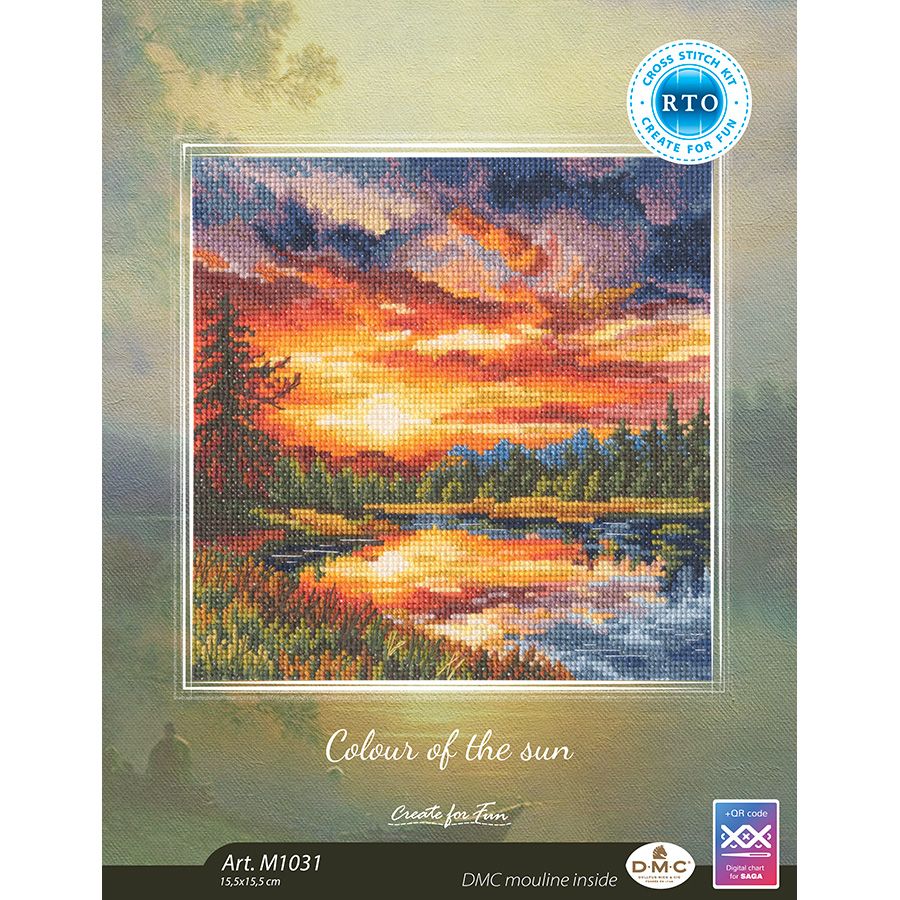 Kit de Punto de Cruz “Colour of the Sun” – RTO M1031
