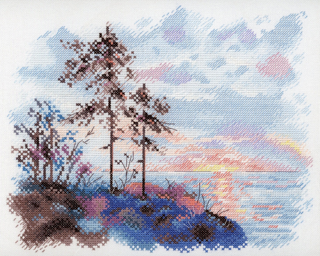 Karelian Sunsets - SA-043 MP Studia - Cross Stitch Kit