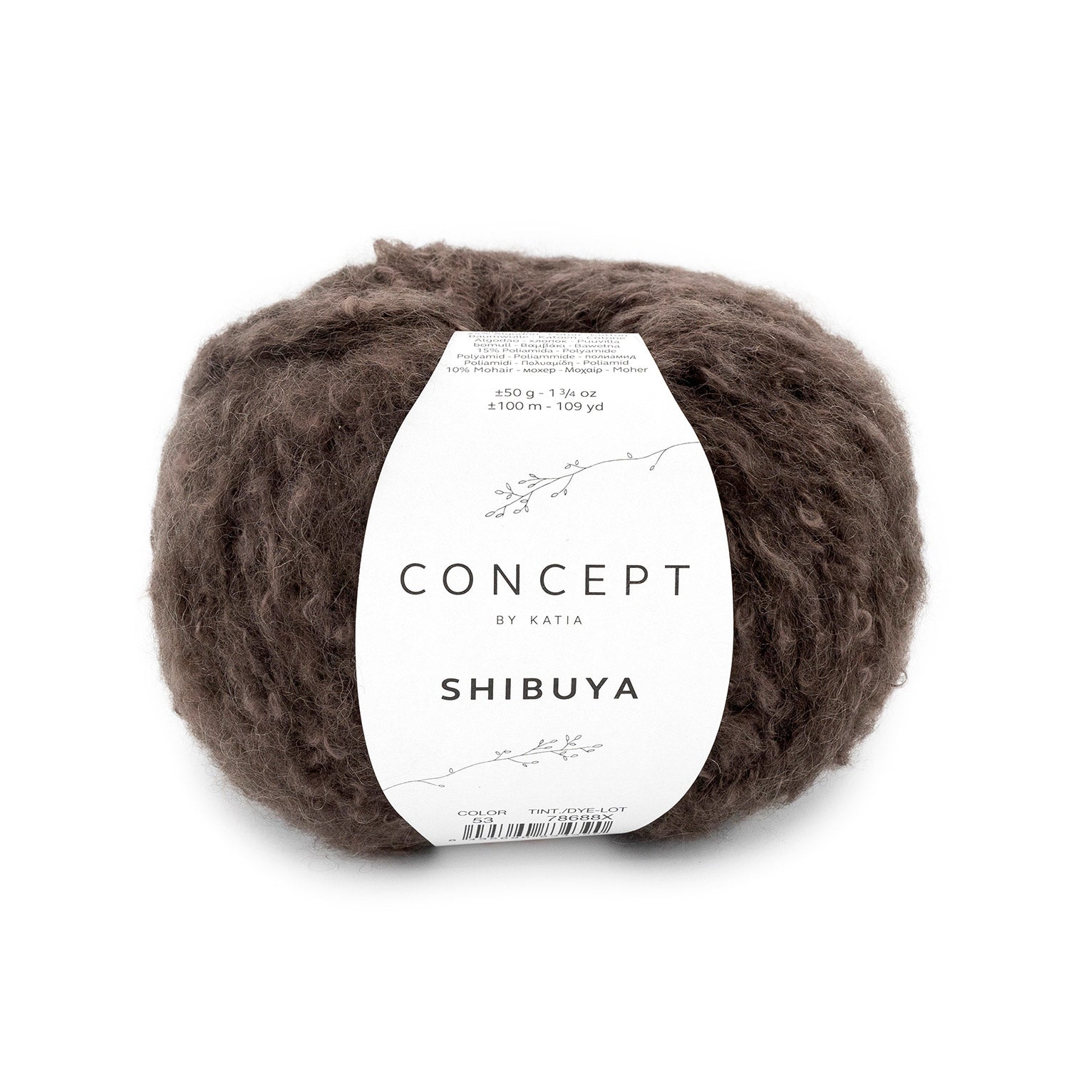 Shibuya de Katia - Hilo de mezcla con Merino, Algodón y Mohair