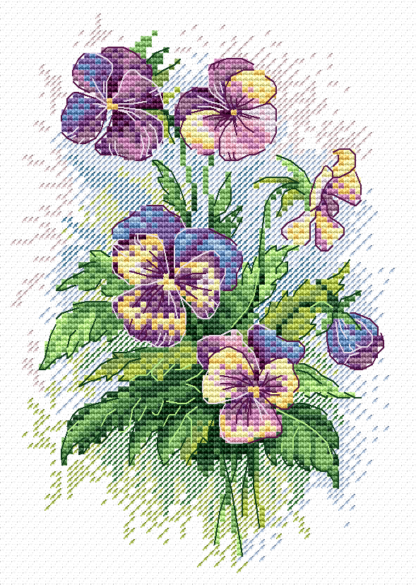 Thoughts - SM-121 MP Studia - Cross Stitch Kit