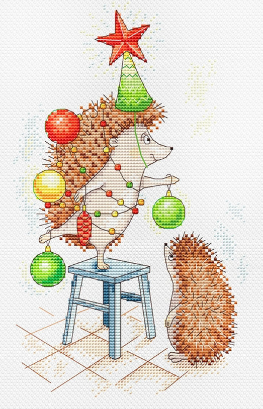 Anticipating the holidays - SM-186 MP Studia - Cross stitch kit