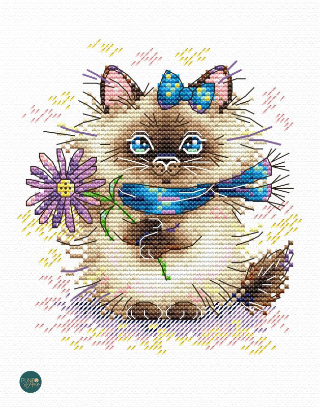 SWEET KITTY - MP Studia - Cross stitch kit SM-357