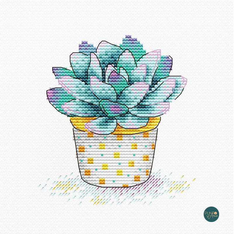 Succulent - SM-381 MP Studia - Cross Stitch Kit