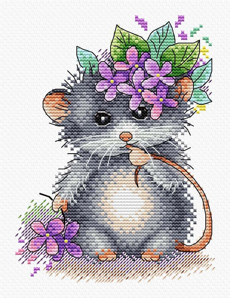 Little Mouse - SM-431 MP Studia - Cross Stitch Kit