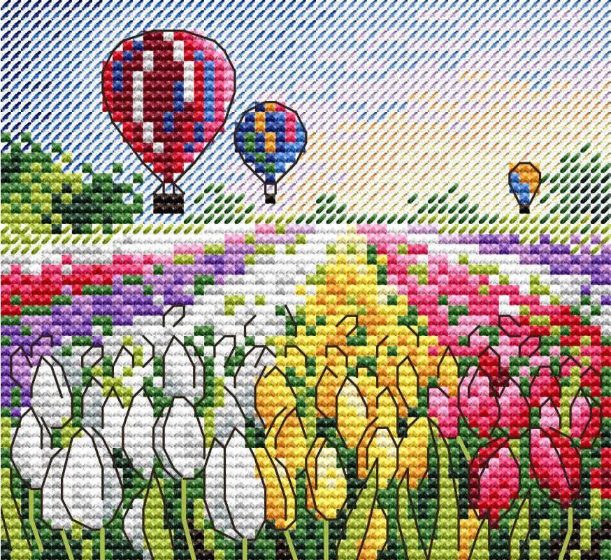 Afternoon in Holland - SM-433 MP Studia - Cross stitch kit