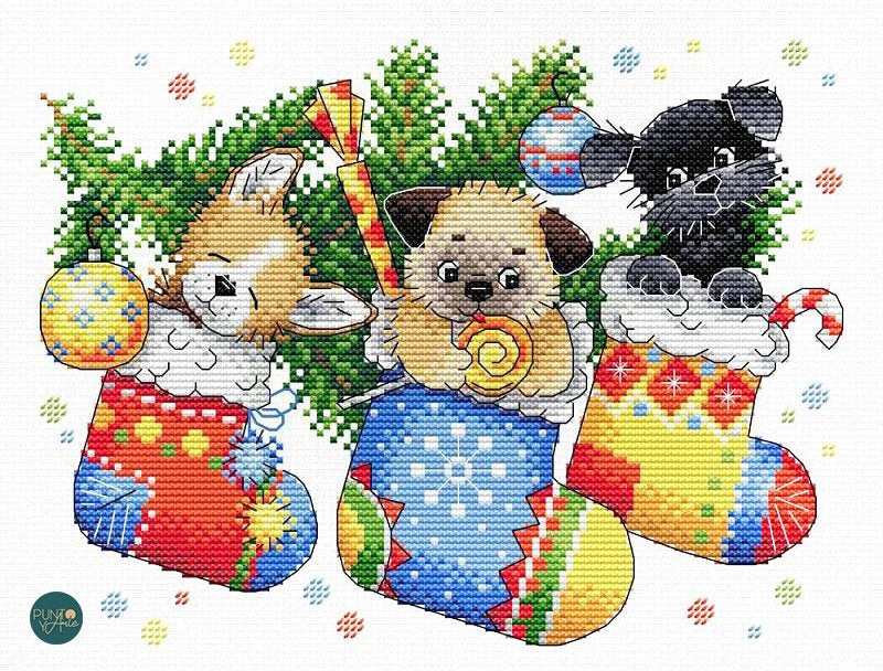 New Year's Surprise - SM-566 MP Studia - Cross Stitch Kit