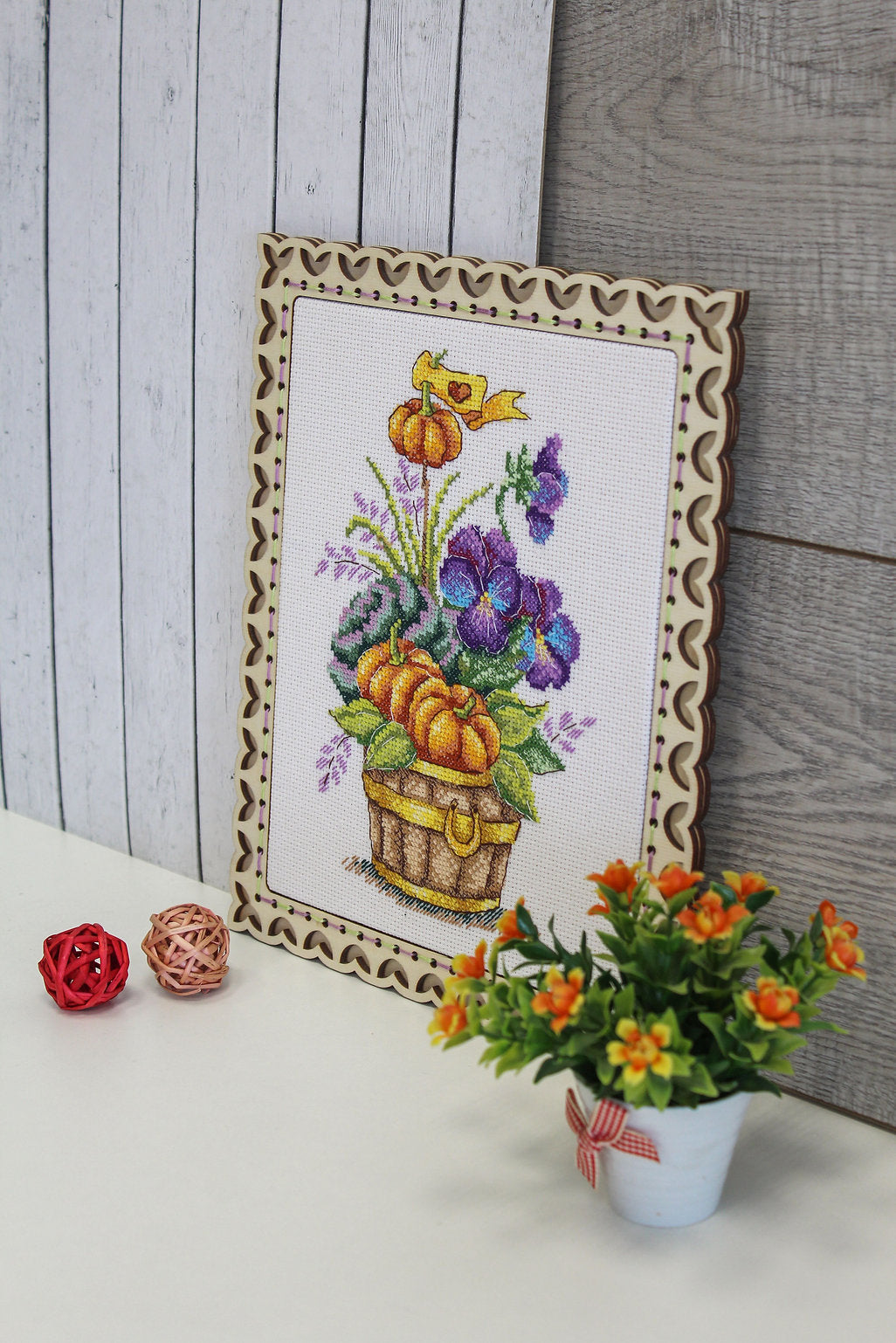 Pumpkin Bunch - SM-645 MP Studia - Cross Stitch Kit