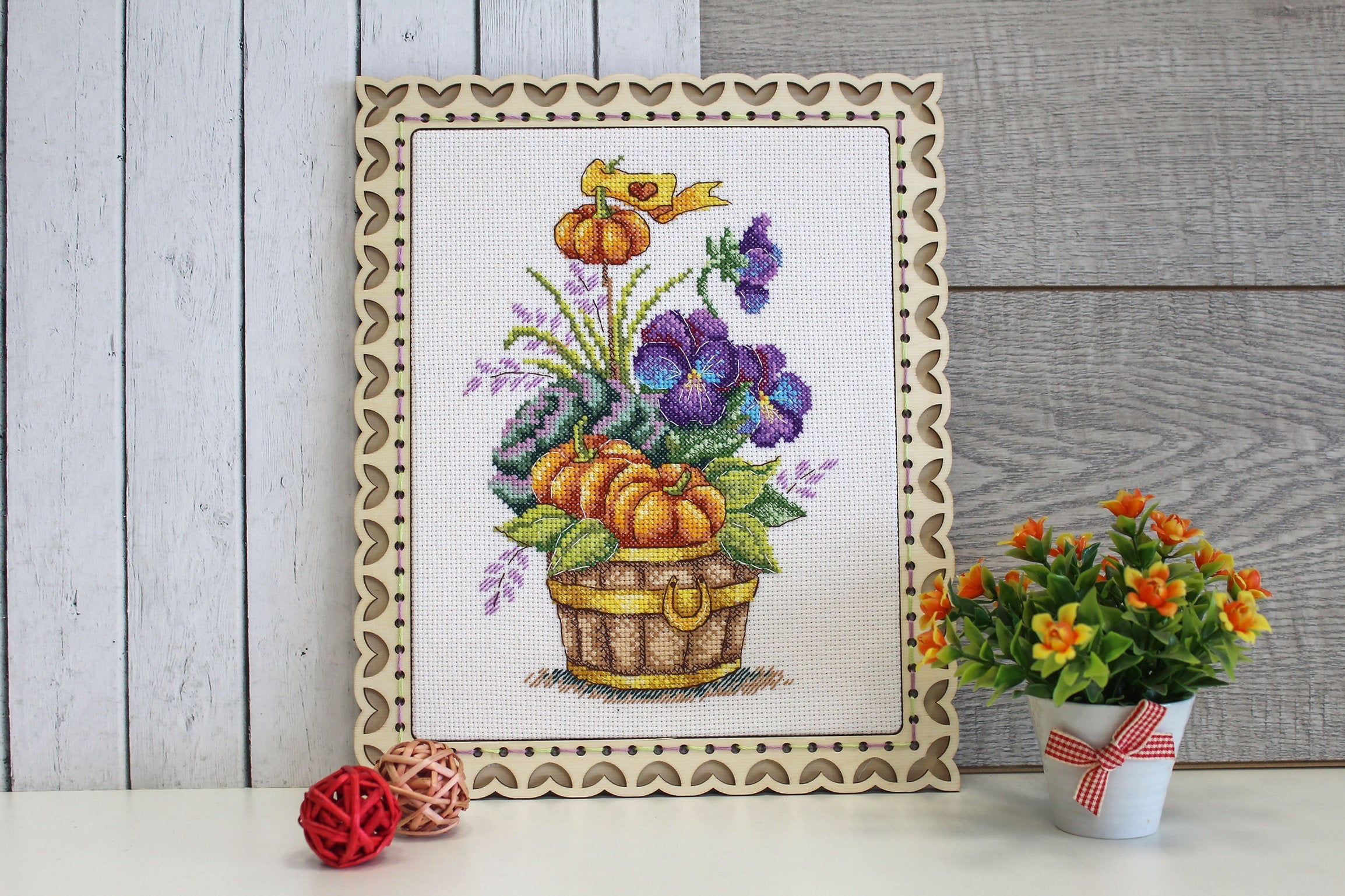 Pumpkin Bunch - SM-645 MP Studia - Cross Stitch Kit