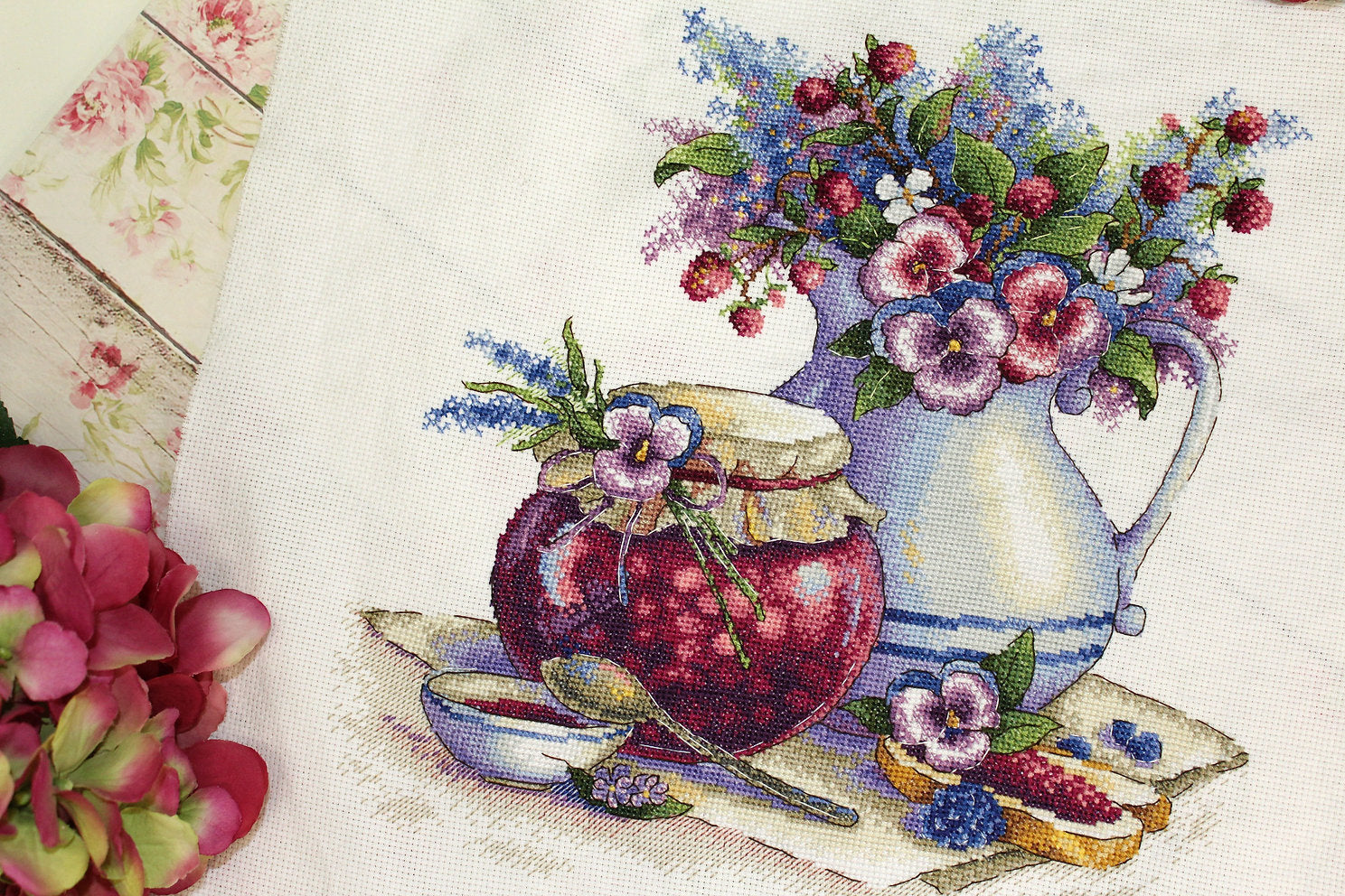 Summer mood - SNV-761 MP Studia - Cross stitch kit