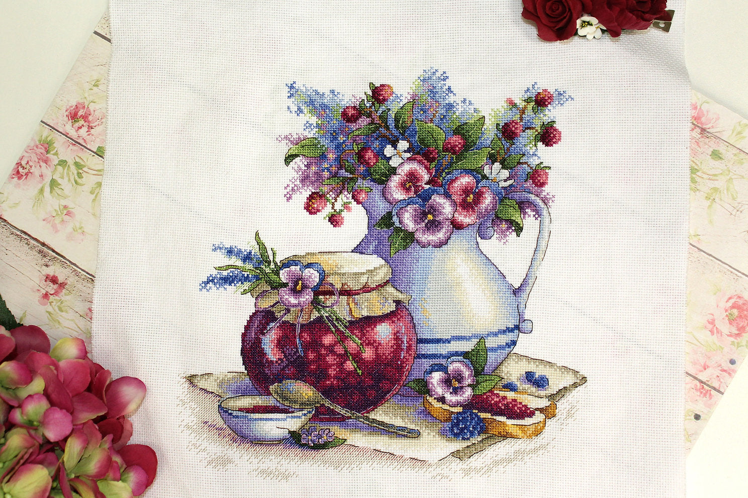 Summer mood - SNV-761 MP Studia - Cross stitch kit