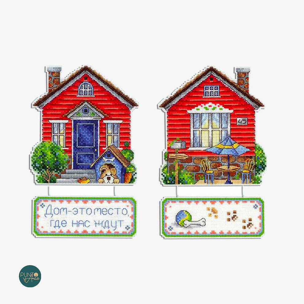 SR-493 HOME WHERE THEY ARE WAITING FOR US - MP Studia - Cross Stitch Kit