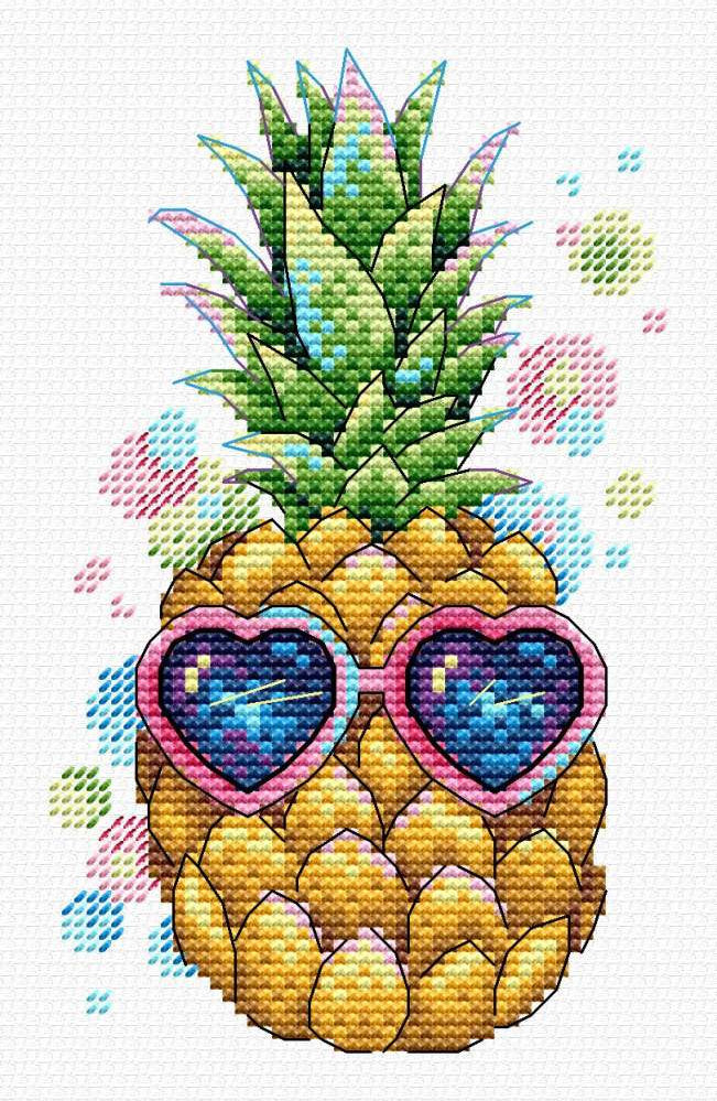 Sunny Pineapple - SV-533 MP Studia - Cross Stitch Kit