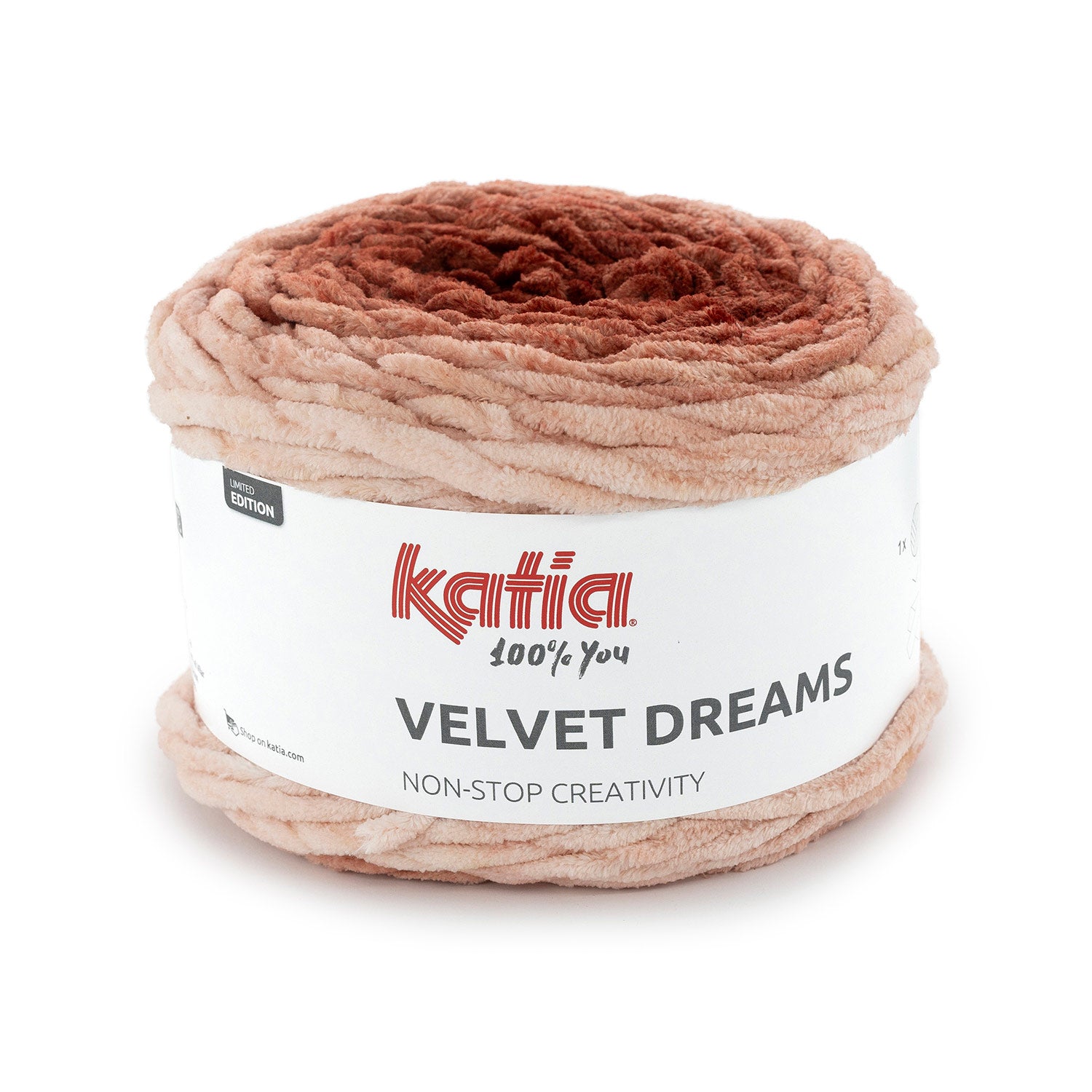 Velver Dreams de Katia - Hilo Aterciopelado de Poliéster para Bufandas y Accesorios
