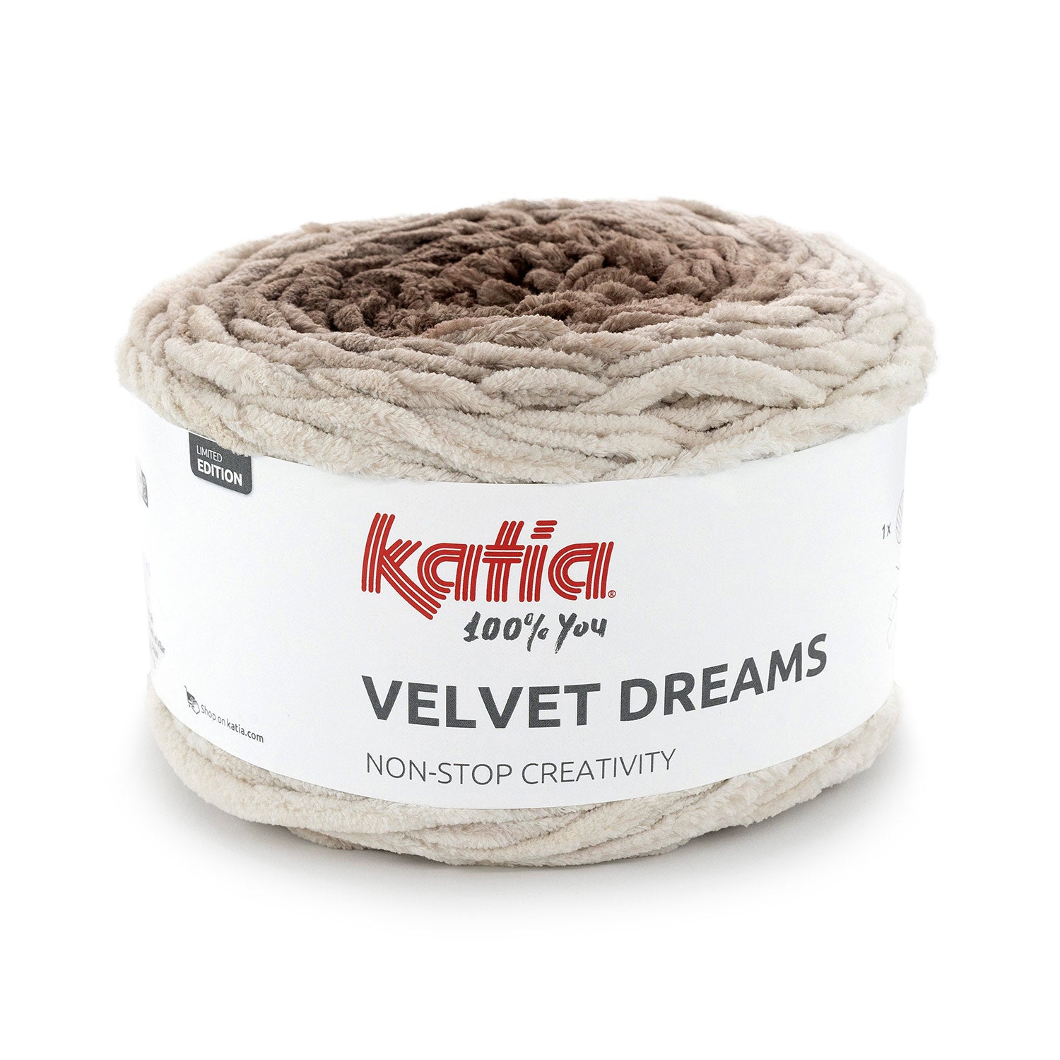 Velver Dreams de Katia - Hilo Aterciopelado de Poliéster para Bufandas y Accesorios