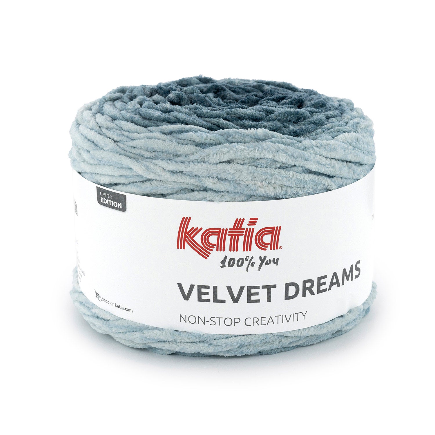 Velver Dreams de Katia - Hilo Aterciopelado de Poliéster para Bufandas y Accesorios