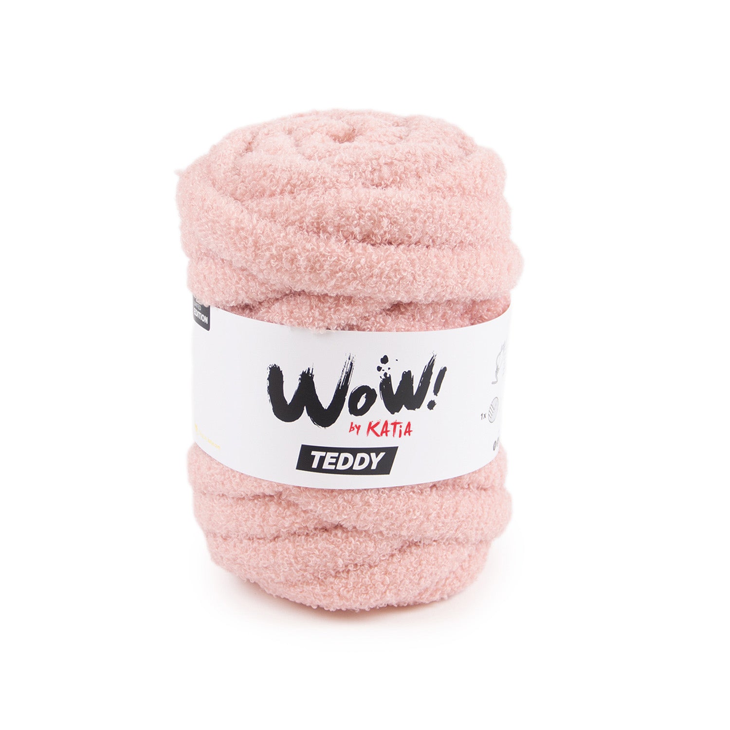 Katia WOW Teddy - Hilo de Peluche Rizado para Proyectos Modernos y Acogedores