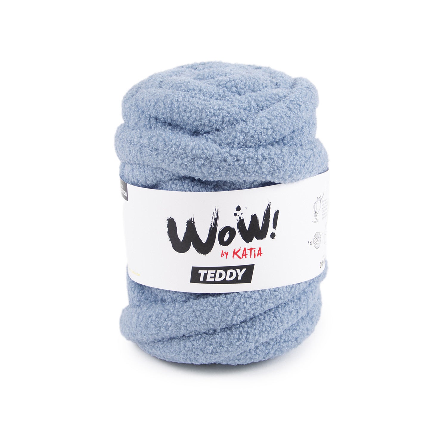 Katia WOW Teddy - Hilo de Peluche Rizado para Proyectos Modernos y Acogedores