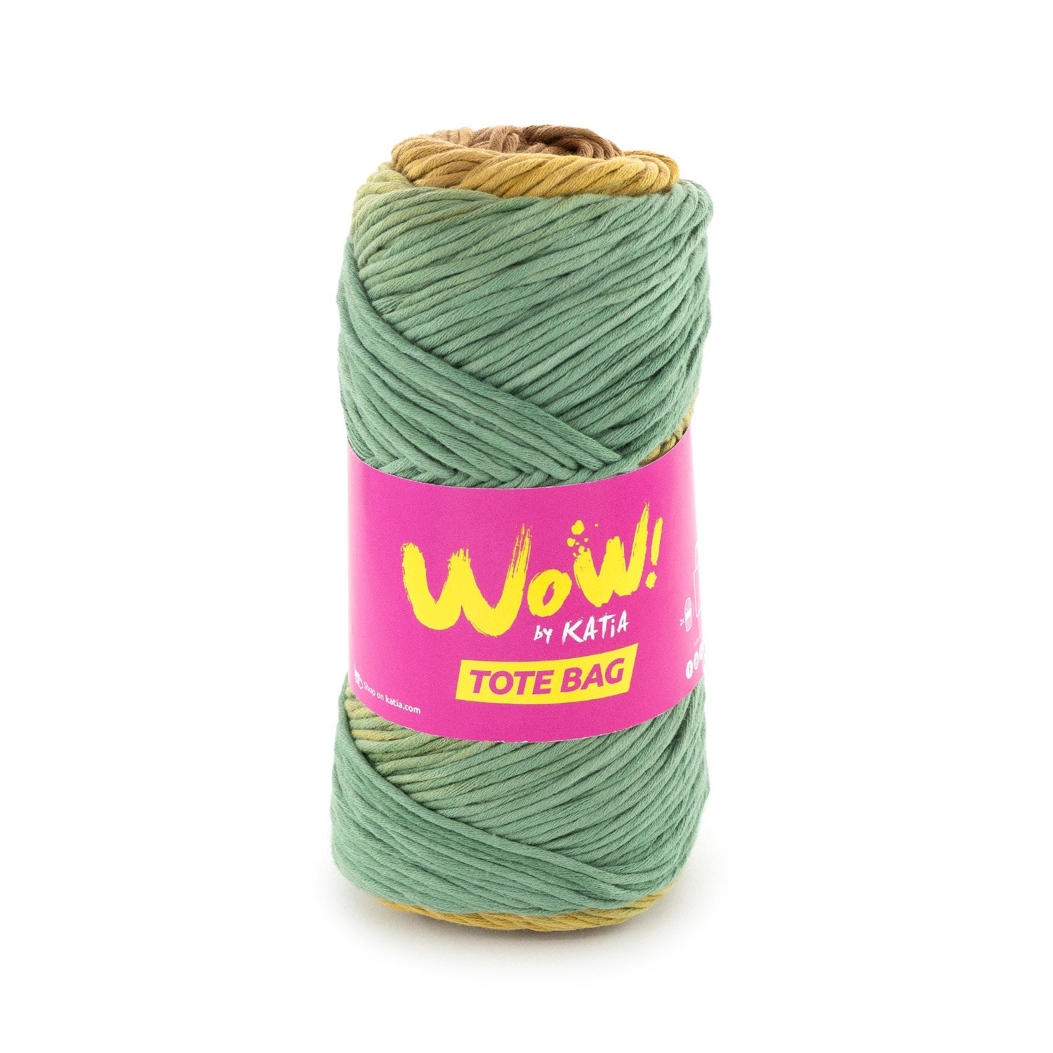 Lana WOW TOTE BAG de Katia - 100% Algodón con Degradado Perfecto