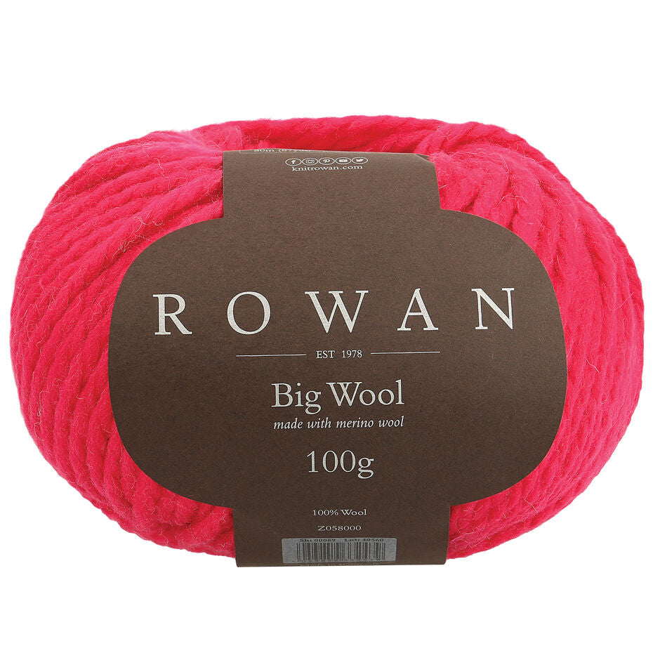 Rowan Big Wool - Merino grueso para accesorios rápidos y prendas con volumen