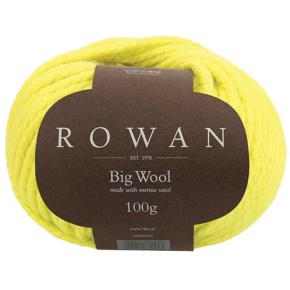 Rowan Big Wool - Merino grueso para accesorios rápidos y prendas con volumen