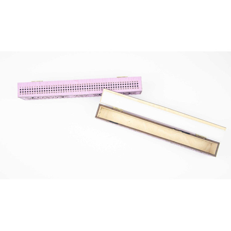 Organizador para Agujas en Base de Madera, LAVENDER con 100 Huecos OG-061