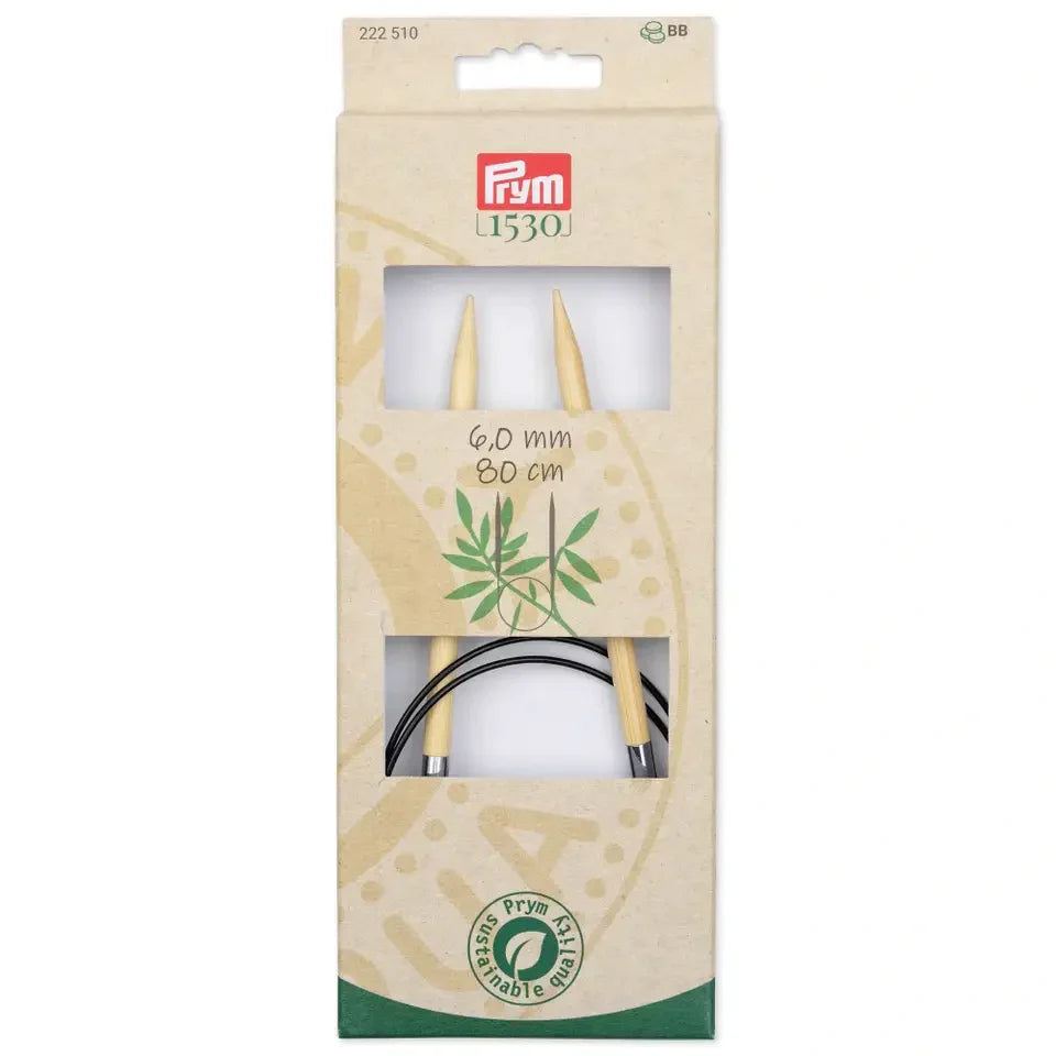 Prym 1530 Bamboo Circular Knitting Needles - Quality, Comfort and Sustainability