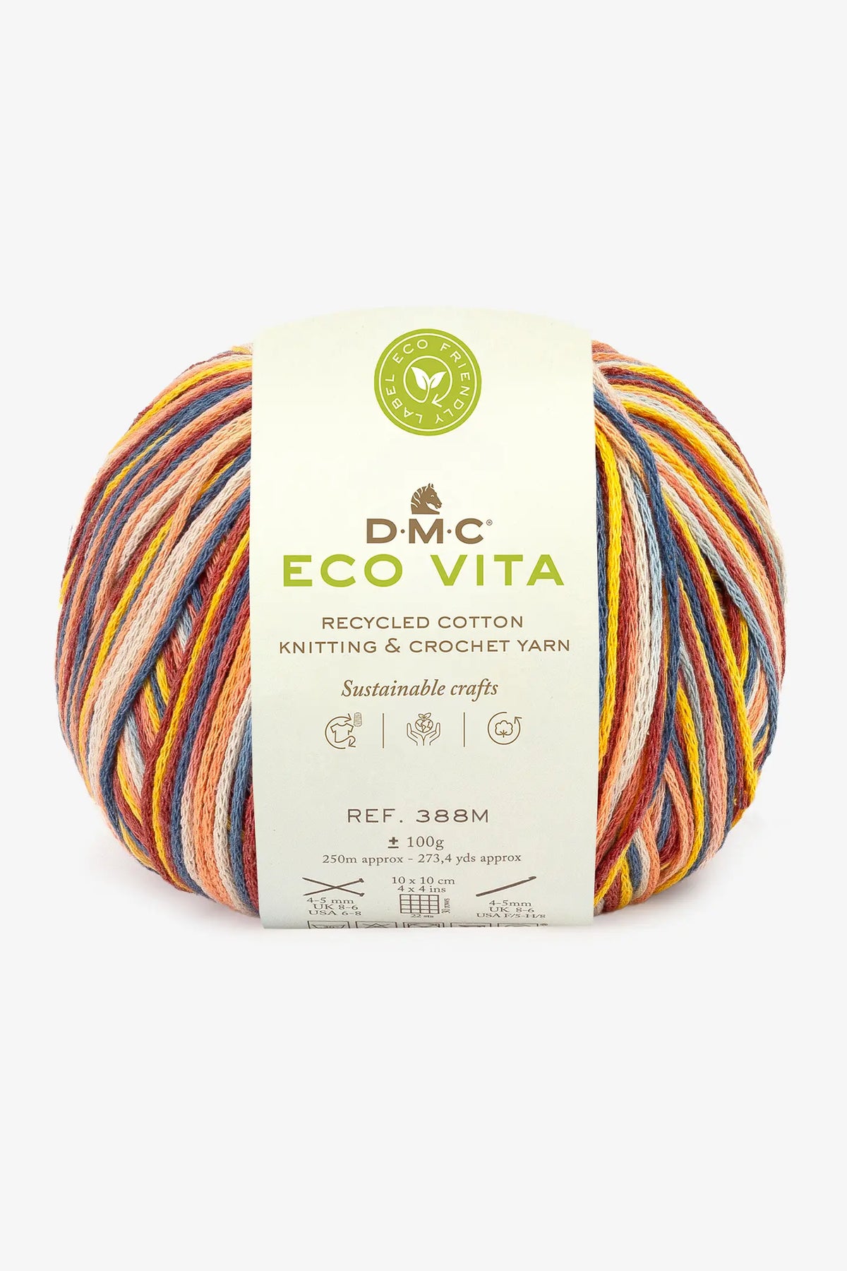 Eco Vita Multicolor de DMC, referencia de color 604