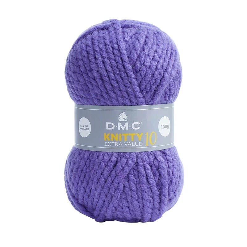 Lana Knitty 10 - Sintética Super Chunky para Prendas Ligeras y Modernas