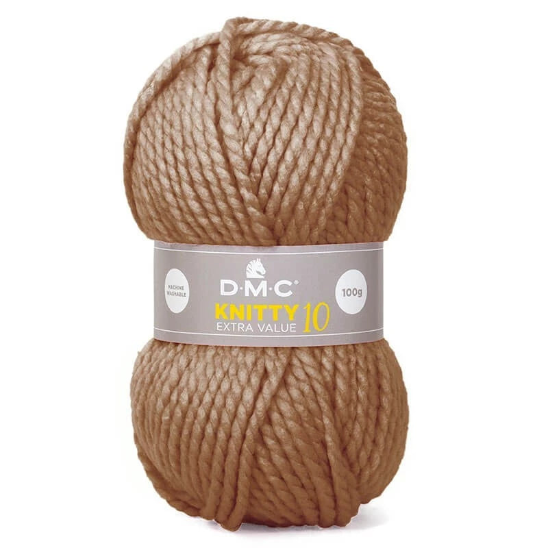 Lana Knitty 10 - Sintética Super Chunky para Prendas Ligeras y Modernas