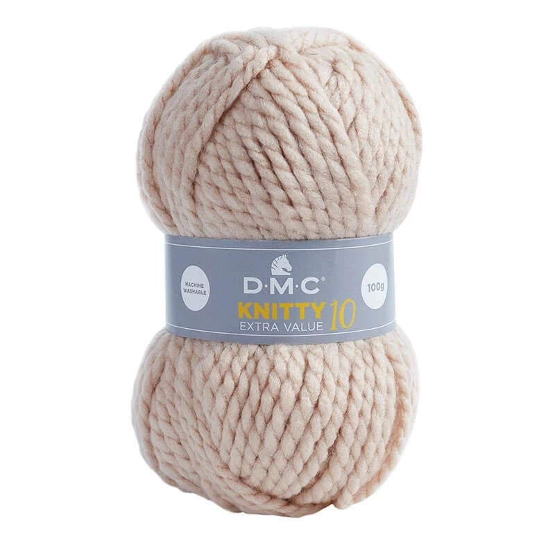 Lana Knitty 10 - Sintética Super Chunky para Prendas Ligeras y Modernas