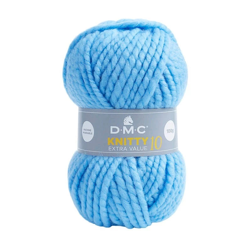 Lana Knitty 10 - Sintética Super Chunky para Prendas Ligeras y Modernas