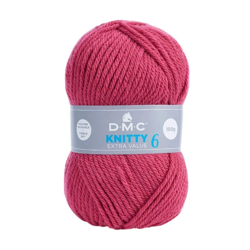 Knitty 6 - Lana Acrílica Gruesa, Suave y Fácil de Cuidar