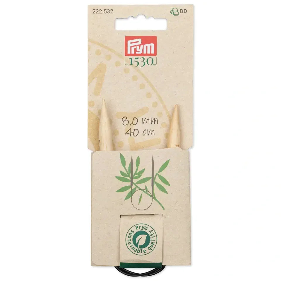 Prym 1530 Bamboo Circular Knitting Needles - Quality, Comfort and Sustainability