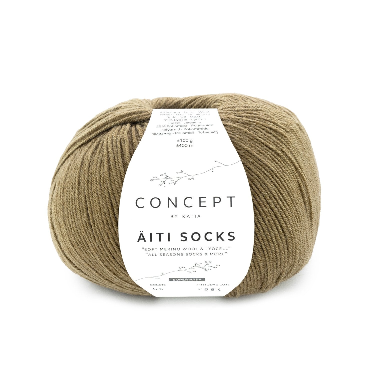 Lana Äiti Socks & More de Katia Concept - lana de edición limitada para calcetines