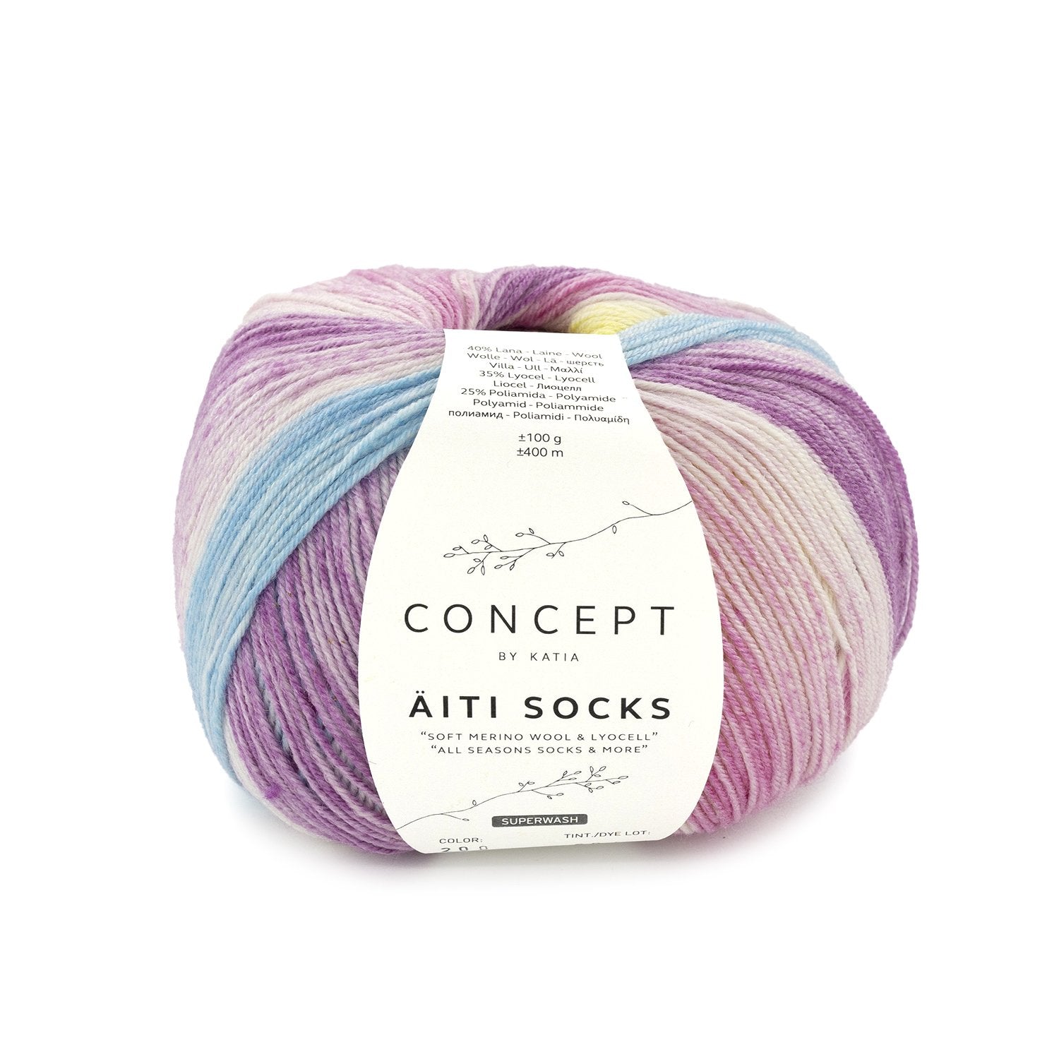 Lana Äiti Socks & More de Katia Concept - lana de edición limitada para calcetines