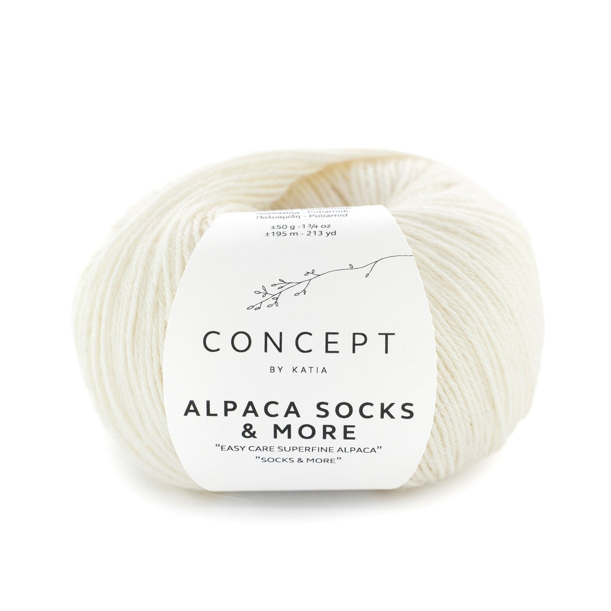 ALPACA SOCKS & MORE de Katia, referencia de color 324 (Crudo)