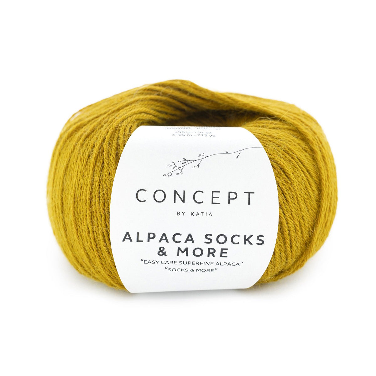 ALPACA SOCKS & MORE de Katia, referencia de color 311 (Mostaza)