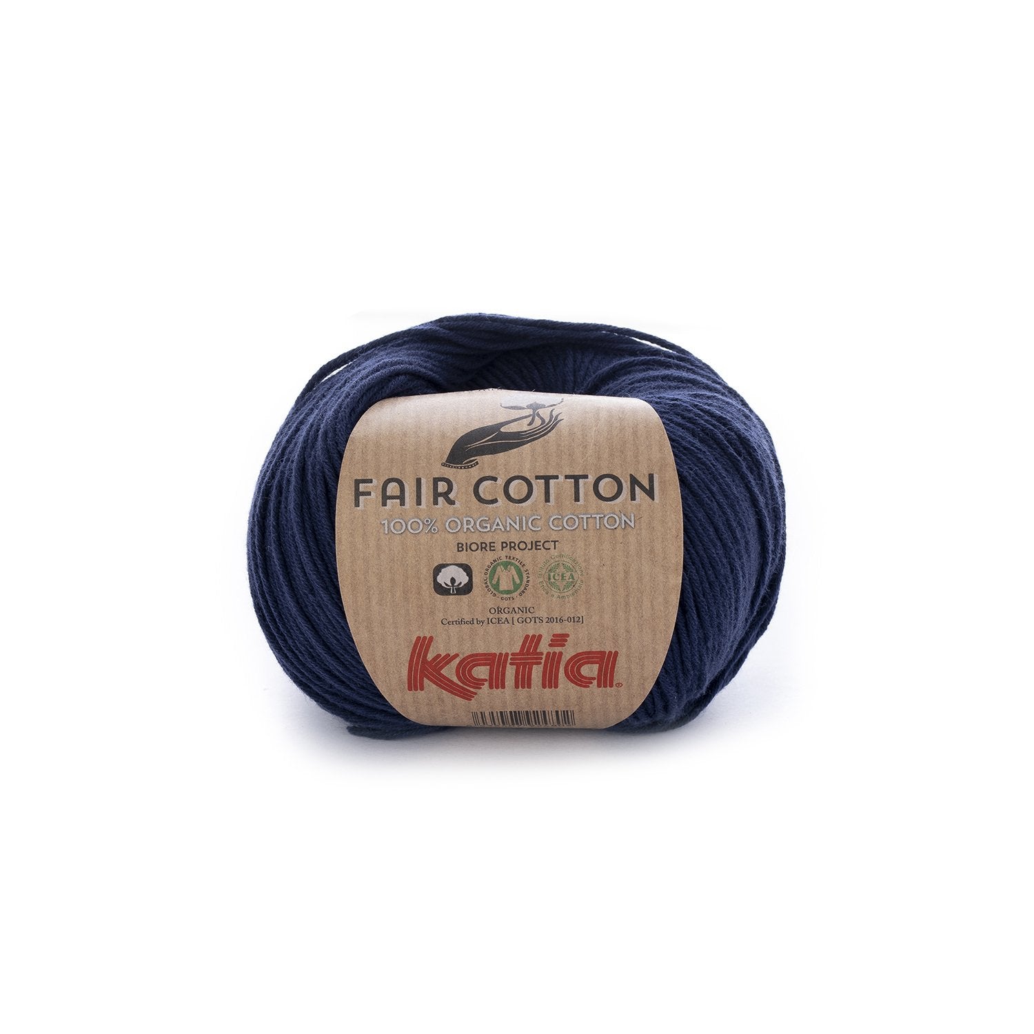 Hilo de algodón orgánico Fair Cotton de Katia - 100% algodón orgánico con certificación GOTS